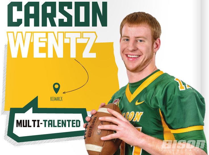 Carson Wentz May 2015 Bison Illustrated