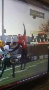 Nate Moody draws pass interference call against Youngstown State