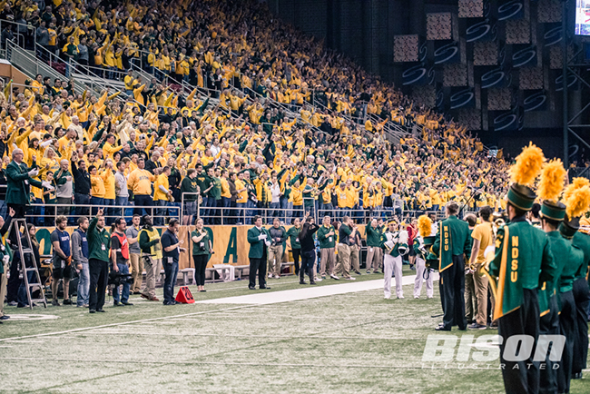 This will be Richmond's first visit to the Fargodome to play in front of a rowdy crowd of North Dakota State Bison football fans