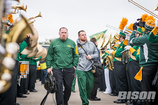Tim Polasek and Tyler Roehl in Frisco for 2015 FCS national championship game