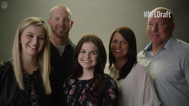 The Wentz family congrats Carson Wentz on being drafted
