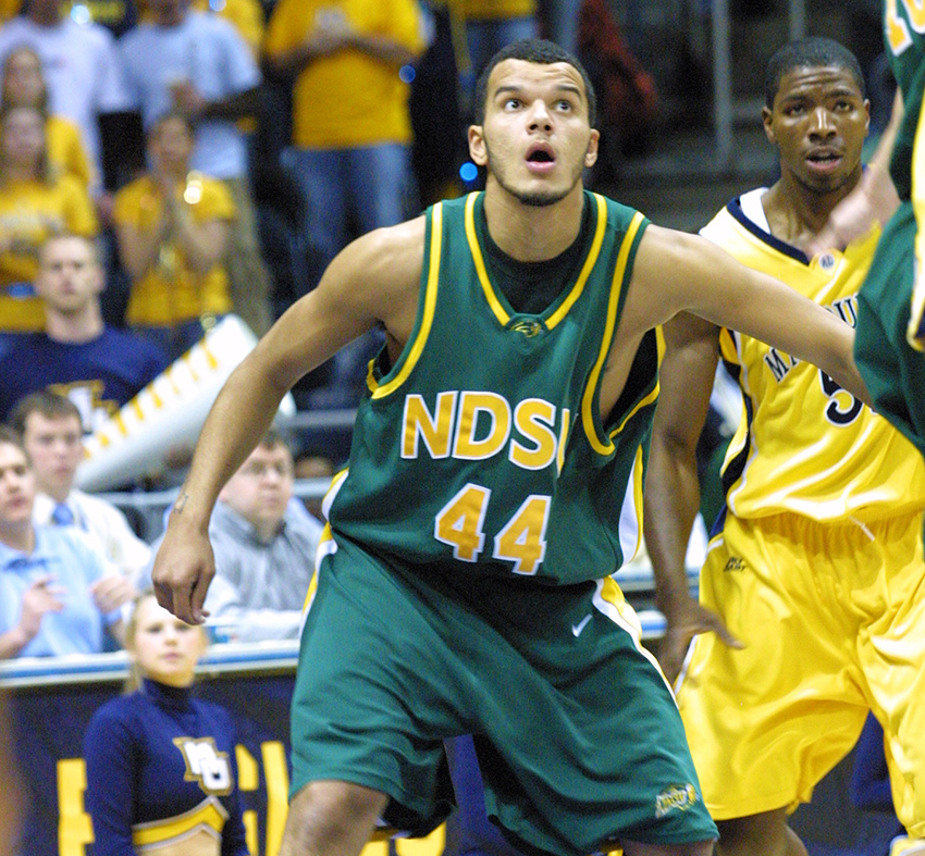 Andre Smith played two season for the NDSU Bison men's basketball team