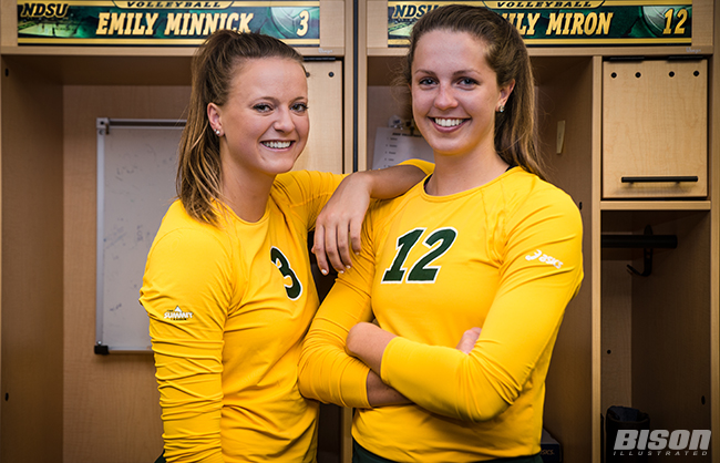 Emily Minnick and Emily Miron are ready to go out with a bang their senior year