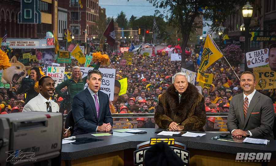 Could ESPN's College GameDay in Fargo, North Dakota for the NDSU Bison