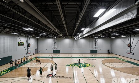 Inside the SHAC Nodak Mutual Basketball Performance Center