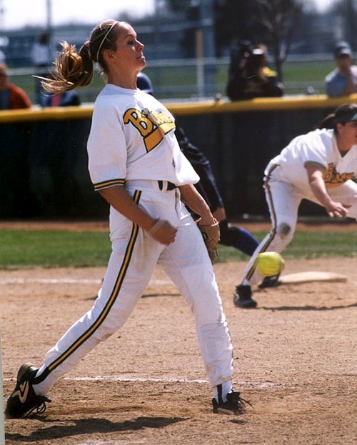 Bison softball Lindsey Graham