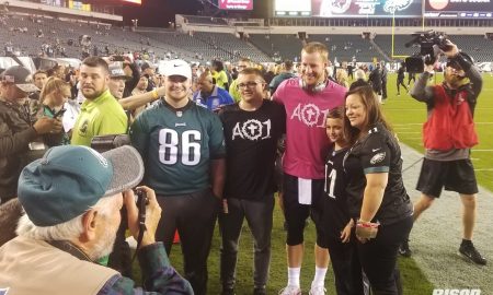 Carson Wentz and Kusters family